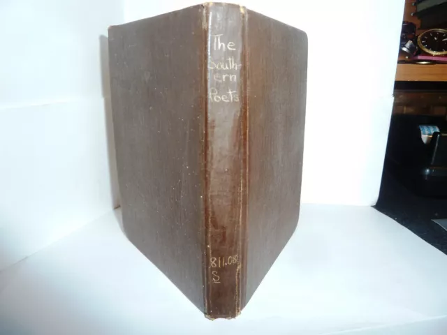 Rare Selections From The Southern Poets Book 1901 Antique Us South Poems Hc, Gc