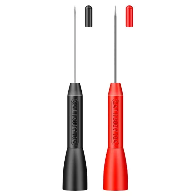 2pcs Insulation Piercing Needles Tip Non-destructive Multimeter Test Probes