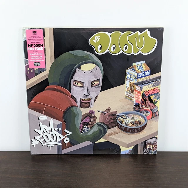 MF Doom MM..FOOD Color 2LP Vinyl GREEN & PINK Double Vinyl - NEW SEALED