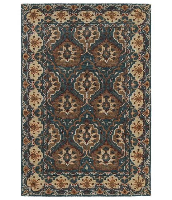 8x10 Arts & Crafts William Morris Style Hand Tufted Wool Area Rug *FREE SHIPPING 8x10 Arts & Crafts William Morris Style Hand Tufted Wool Area Rug *FREE SHIPPING