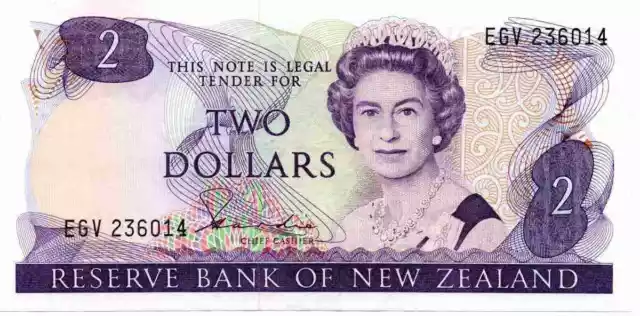 Nuova Zelanda: 2 Dollari 1981-92 (Pick#170A)