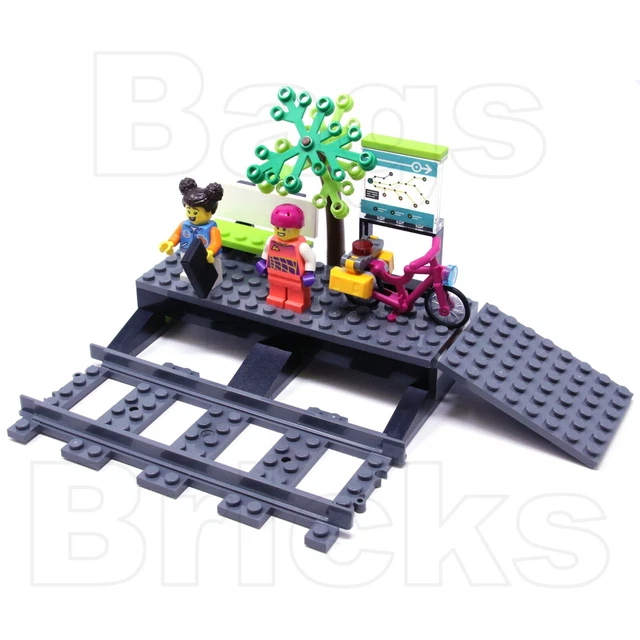 LEGO TRAIN CITY Passagers Voie Ferroviaire Station Plateforme De 60197
