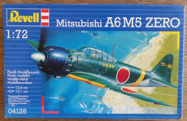 1/72 maquette avion Mitsubishi A6M5 ZERO Revell.