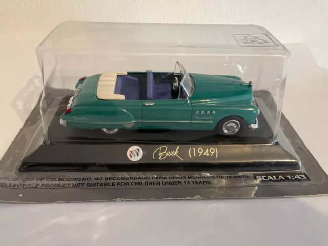1/43 Buick Roadmaster Dynaflow 1949 Delprado sous blister scellé jamais ouvert