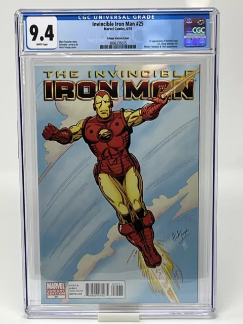 Invincible Iron Man #25 CGC 9.4 WP Trimpe Variant 1st App Detroit Steel Nice!