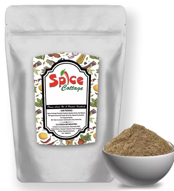 Black Pepper Fine Ground Powder (Kali miri) Premium Quality  Free P&P 50g-950g