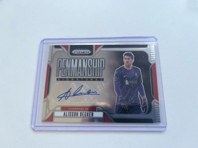 PANINI PRIZM PREMIER League 2024/25 Penmanship Signatures Alisson 