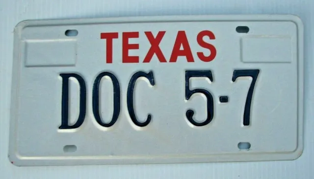 Mint Vanity License Plate " Doc 5 - 7 " Dr Doctor Md Physician Intern Resident