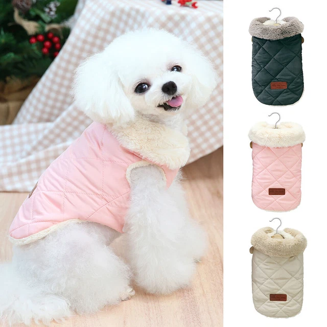 Cappottino cane abbigliamento cappotto Giacca vestito per cani Inverno Caldo