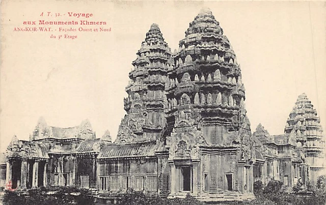 Cambodia - Journey to the Khmer Monuments - ANGKOR VAT - West and North facades