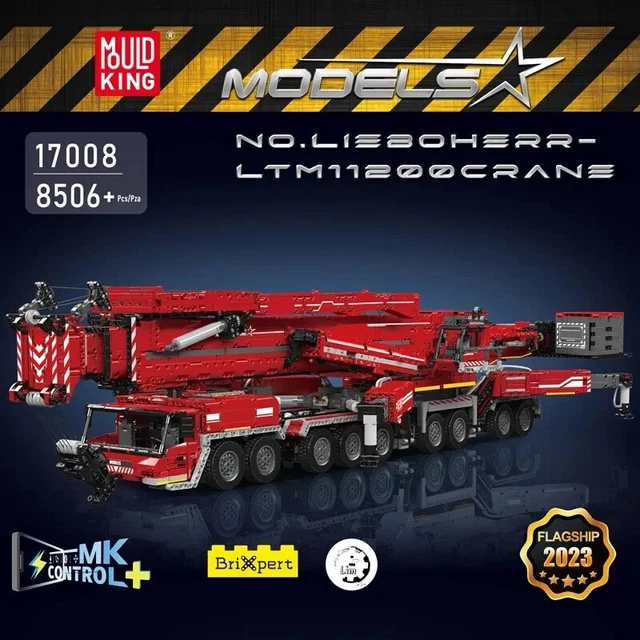 Mould King Kran Liebherr LTM 11200 Set 17007 & 17008: Eine Echte LEGO Technic Alternative,133125
