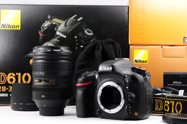 Nikon D610 + AF-S 28-300mm G Lens KIT From Japan w BOX [ TOP MINT ] 2,225 Shots