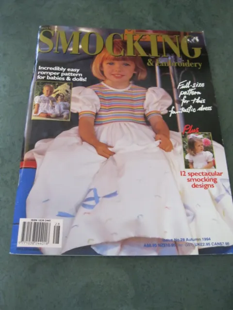 Australian Smocking & Embroidery: Issue no. 28 :Autumn 1994  :    :Preloved