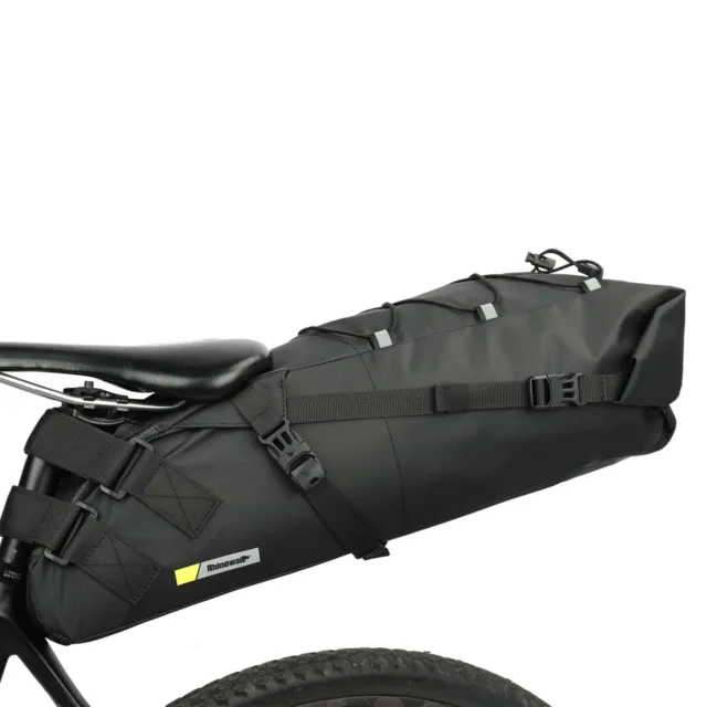Rhinowalk 10-13L Waterproof Bicycle Saddle Bag Rear Saddle Bag Cycling