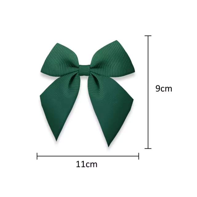 Bow Hair Clip Accessories Large Ribbon Bows School Party Decor Girls 12 Colours 3