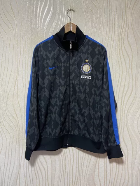 2011 2012 Inter Milan N98 Authentic Football Soccer Track Jacket Nike 419936-010
