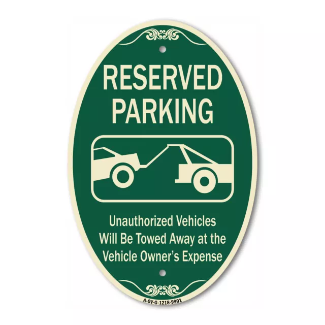 Designer Series - Reserved Parking Unauthorized Vehicles Will Be Towed Away At O