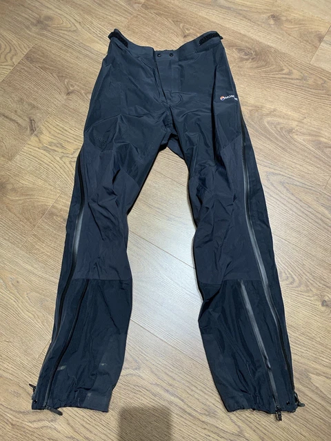 MONTANE MEN'S ALPINE Pro Gore-tex Pro Over Trousers Pants Small