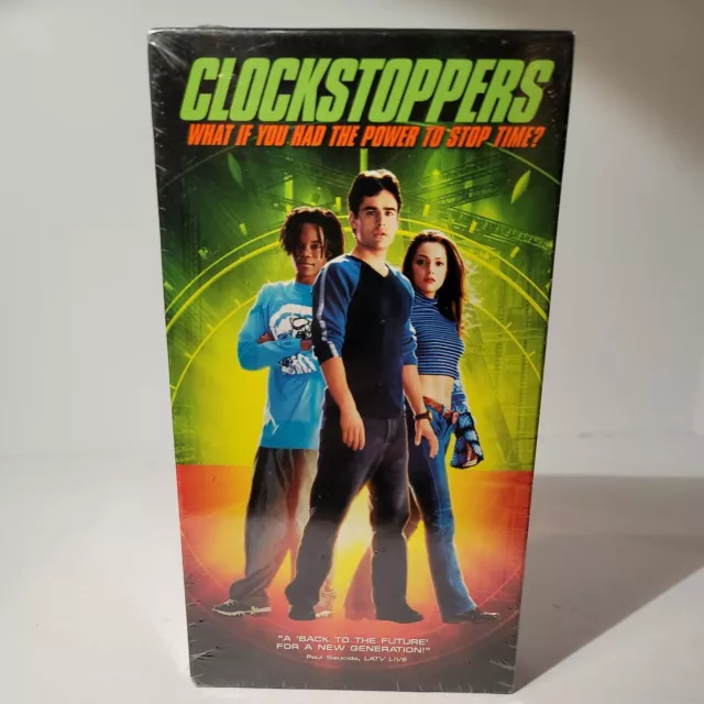 CLOCKSTOPPERS (VHS, 2002) Nickelodeon Movie BRAND NEW SEALED.. perfect ...
