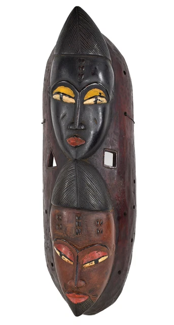 Guro Portrait Mask Double Faced Côte d'Ivoire