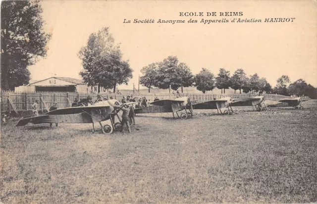 CPA 51 ECOLE DE REIMS LA Sté ANONYME DES APPAREILS D'AVIATION BLERIOT (cpa rare