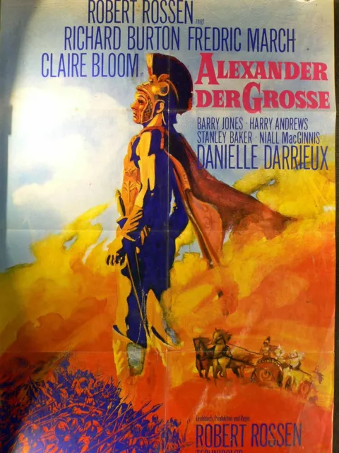 Alexander der Große - Richard Burton - Filmposter A1 84x60cm gefaltet