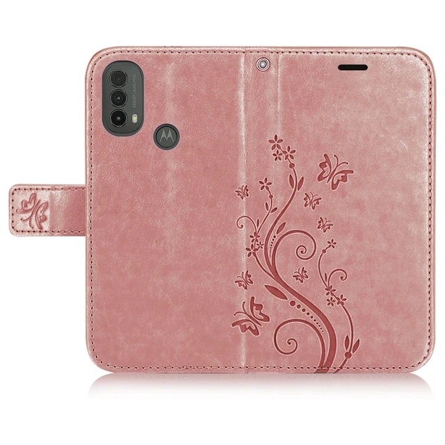 Etui Coque Motorola Moto E20/E30/E40, Téléphone Portable Sac Portefeuille Case 3