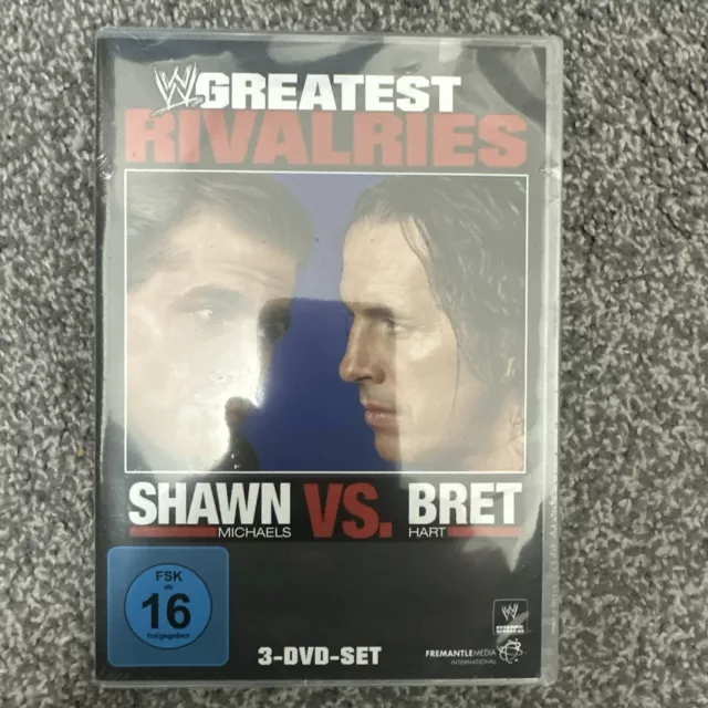 WWE Greatest Rivalries Shawn VS Brett [3 DVDs] Brand New Sealed