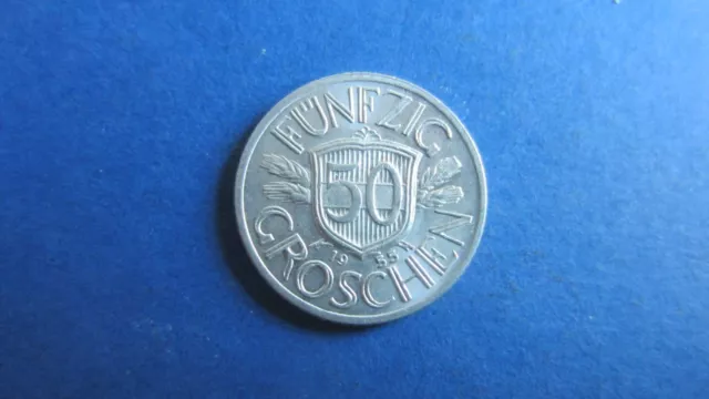 Austria 50 Penny 1955 Ank 17 IN Vz-Unc