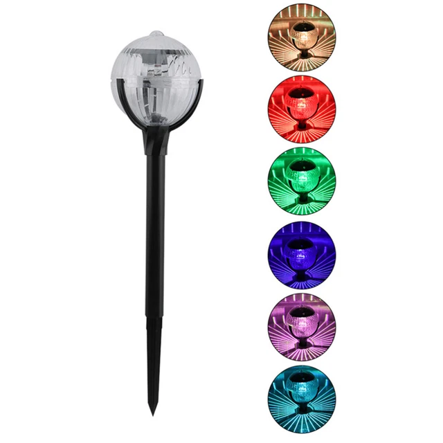 4 pièces / LED alimenté solaire lumière colorée solaire IP44 panneau 11