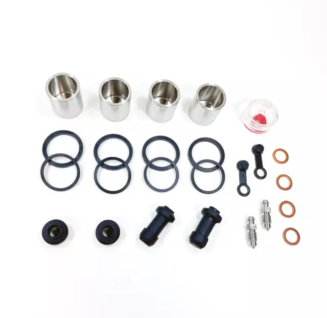 Brake Caliper Seal & SS Piston Kit 2007-2012 Triumph Street Triple-Frt for 2 Cal