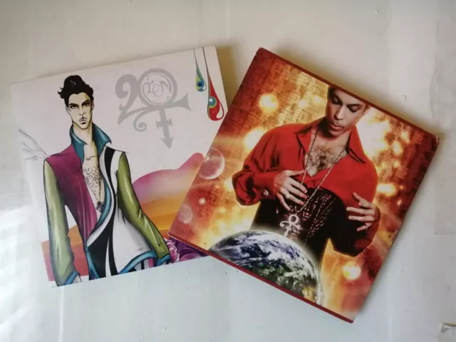 PRINCE  2 x PROMO CD Album Set - 20TEN AND PLANET EARTH NEWSPAPER PROMO CDS