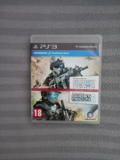 GHOST RECON FUTURE SOLDIER + ADVANCED WARFIGHTER 2 / PS3 / NEUF SOUS BLISTER VF