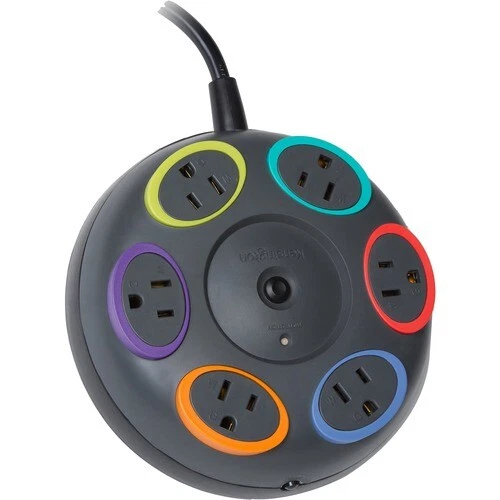 NEW Kensington K62634NA SmartSockets Table Top Surge Protector