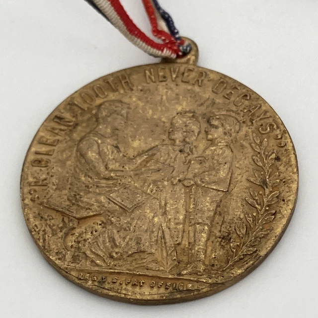 Prophylactic Tooth Brush Essay Contest Medal Florence MA
