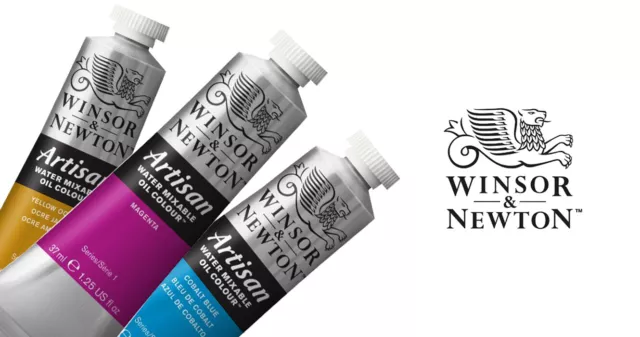 Winsor & Newton Artisan Water Mixable Oil Paint 37ml Tubes 40 Colours Available