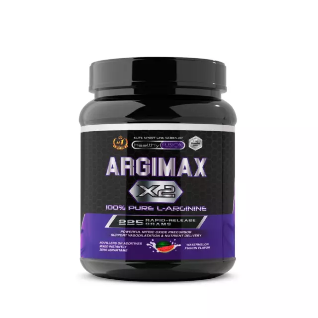 ARGIMAX X2 – 4 Gramos de L-Arginina 100% Pura por Dosis - Formato en polvo 225 g