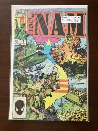 The NAM 1 NM 9.4 HIGH GRADE 1986 Marvel Comics Stan Lee Free Ship!