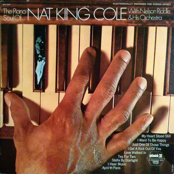 LP Nat King Cole With Nelson Riddle And His Orchestra The Piano Soul Of Nat Kin