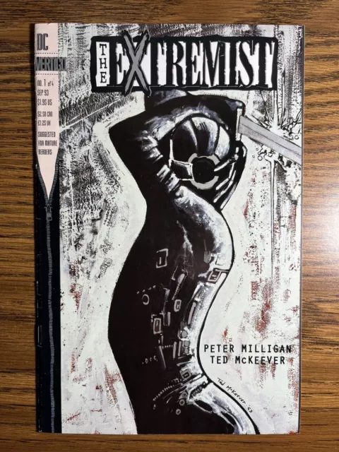 The Extremist 1 Ted Mckeever Cover Peter Milligan Story Dc / Vertigo 1993