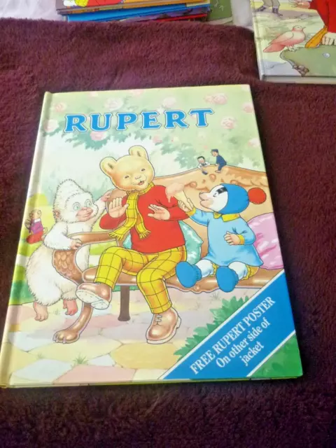 Rupert  Annual  70th ANNIVERSARY  WITH POSTER  1920/1990