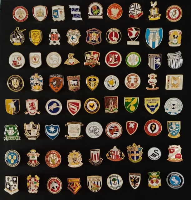 English Football League Lapel Pin Badges 2023-24..