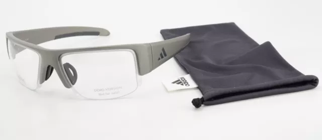 Gafas ADIDAS Retego a376 00 6052 esquinas semi-marca deportivas plata gris mate aspecto 2