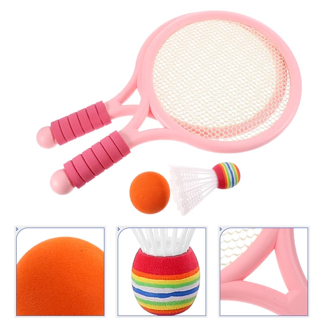 2pcs Tennisschläger Spielzeug Cartoon Style Lacquet Lustige Outdoor
