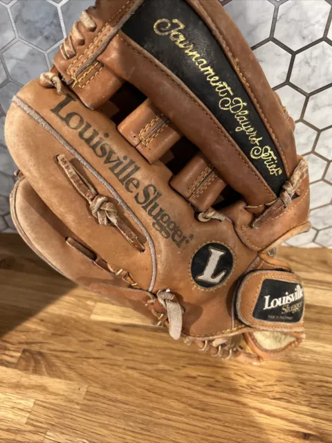 LHT Louisville Slugger GTPS-10 13" Baseball Softball Glove left hand throw g1