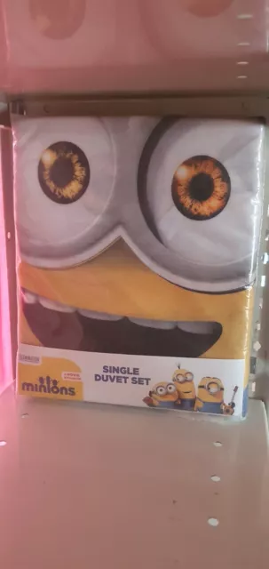 Juego de funda de edredón y funda de almohada individuales Despicable Me Minions Buddies