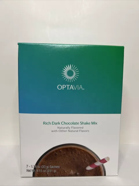 Mezcla de batido de chocolate oscuro rico OPTAVIA - 7 combustibles pérdida de peso vencimiento: 06/2023 nuevo