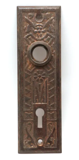 Antique 5.5 in. Steel Vernacular Door Back Plate