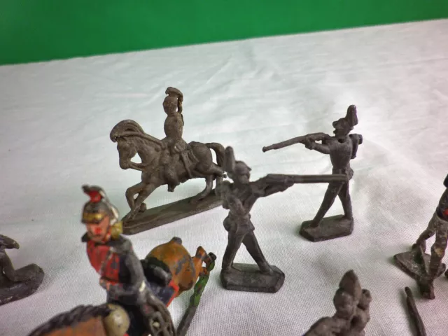 Bleifiguren Zinnfiguren Indianer Soldaten Ritter Konvolut 12 Teile pr11 3