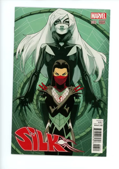 2015 Marvel Comics Silk #3 1:25 Kris Anka Incentive Variant Cover Black Cat RI